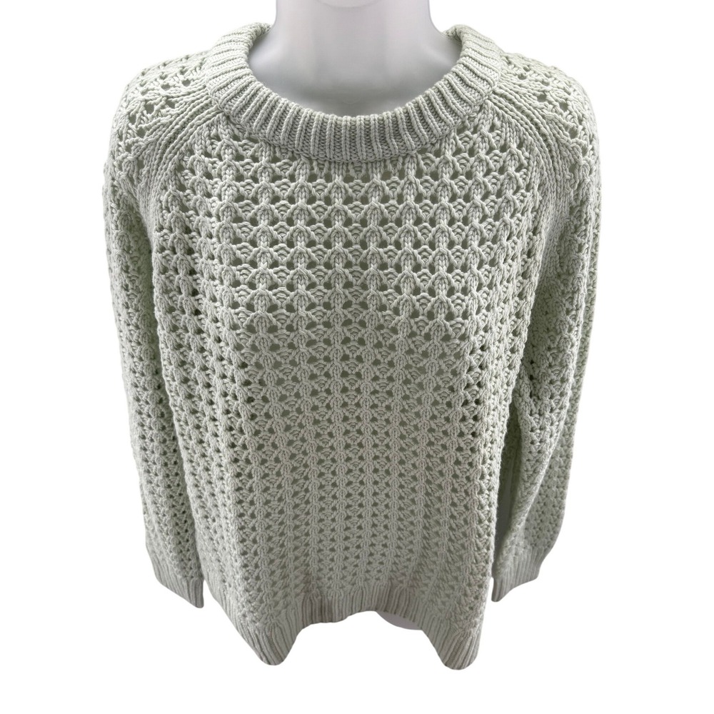 Club Monaco Womens Wool Alpaca Blend Sweater Mint Green Large NEW MSRP 169